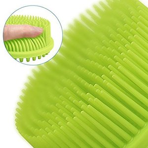 De silicona de <span class=keywords><strong>ducha</strong></span> de baño espalda depurador cepillo con <span class=keywords><strong>mango</strong></span> largo - Product Image 3