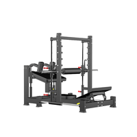 Équipement de gymnastique, plaque de musculation chargée, entraîneur de poussée de la hanche, levage de fessiers 3D, exercice d'entraînement des fessiers, machine de construction