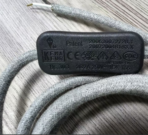 Tùy chỉnh 2-pin EU cắm chiếu sáng dây đèn cổ điển dây vải bện cáp chuyển đổi cho thiết bị nhà điện cung cấp điện - Product Image 5