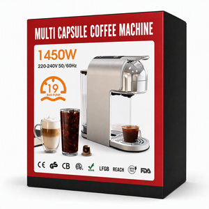 Macchina da Caffè Multi-Capsula 9 in 1 Compatibile con Nespresso DG K Cup Lavazza <span class=keywords><strong>Bialetti</strong></span> Amoretti Mo Caffè in Polvere - Product Image 6