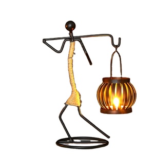 Candelabros y Portavelas de Metal Negro de Estilo Europeo, Hechos a Mano, <span class=keywords><strong>para</strong></span> Bodas, Pascua y Otras Ocasiones - Stickman Crafts - Product Image 6