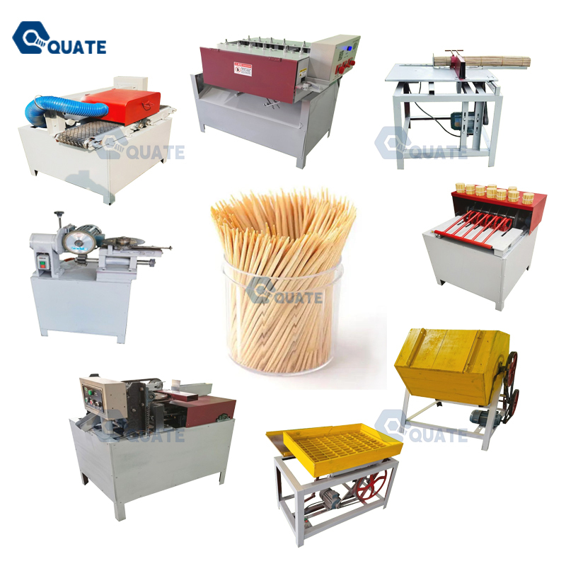 Automatic Bamboo Toothpick Making Machine Wooden