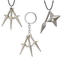 Collier pendentif logo Konoha et montre épée de 4ème génération en alliage vintage, style anime, vente en gros, produit phare