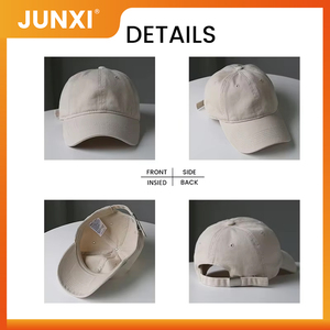 OEM Custom High Quality 6 Panel 100% Cotton Embroidery Logo Baseball Cap Men Women Plain Unstructured Dad <strong>Hat</strong> - Product Image 3