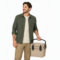 Glacière d'extérieur personnalisable Kuer avec logo sur mesure, 10qt, en PE rotomoulé, isolée et étanche, pour la pêche, le vin et les aliments
