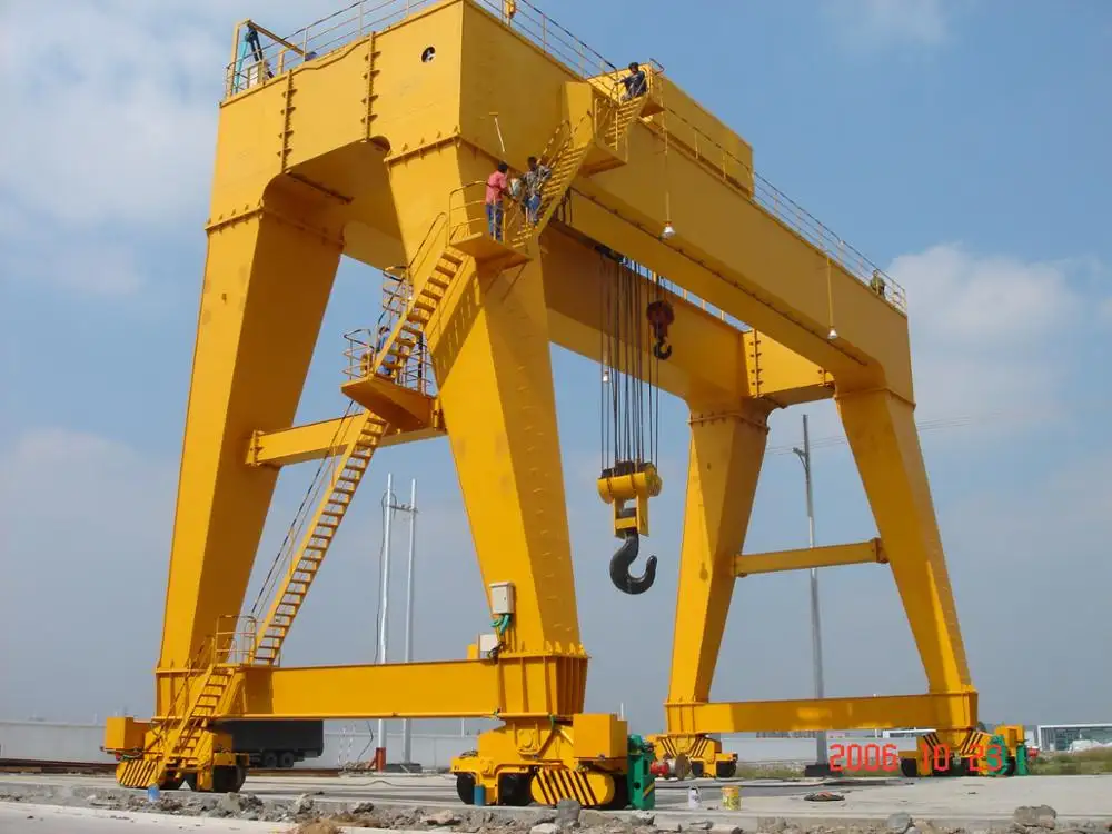 heavy duty 20 ton frame crane double girder 30 ton 32 ton hydraulic mobile gantry cranes
