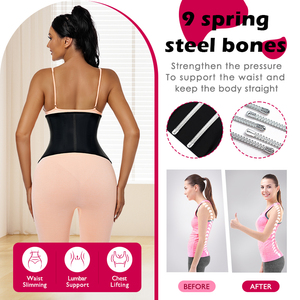 Faja Reductora <span class=keywords><strong>de</strong></span> Cintura BBL al por Mayor para Mujer, Control <span class=keywords><strong>de</strong></span> Abdomen, Moldeadora <span class=keywords><strong>de</strong></span> Cuerpo con Efecto Reloj <span class=keywords><strong>de</strong></span> Arena - Product Image 4
