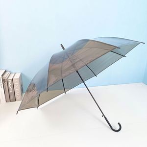 Parapluie transparent arc-en-ciel BSCI pas cher en POE, design classique, style droit, idéal pour les voyages - Product Image 4
