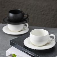 Tasse à café en céramique vintage rétro, couleur unie, luxe léger, mug en porcelaine, compatible micro-ondes et lave-vaisselle, portable