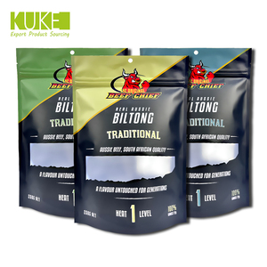 הדפסה מותאמת אישית שקית אריזת בשר חזיר מותאם אישית שקיות אבק בשקיות אריזה עם רוכסן חלון - Product Image 1