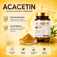 Acacetine 98% Haute Pureté Poudre de Flavonoïde Naturel CAS 480-44-4 Ingrédient Antioxydant Apaisant pour Cosmétiques