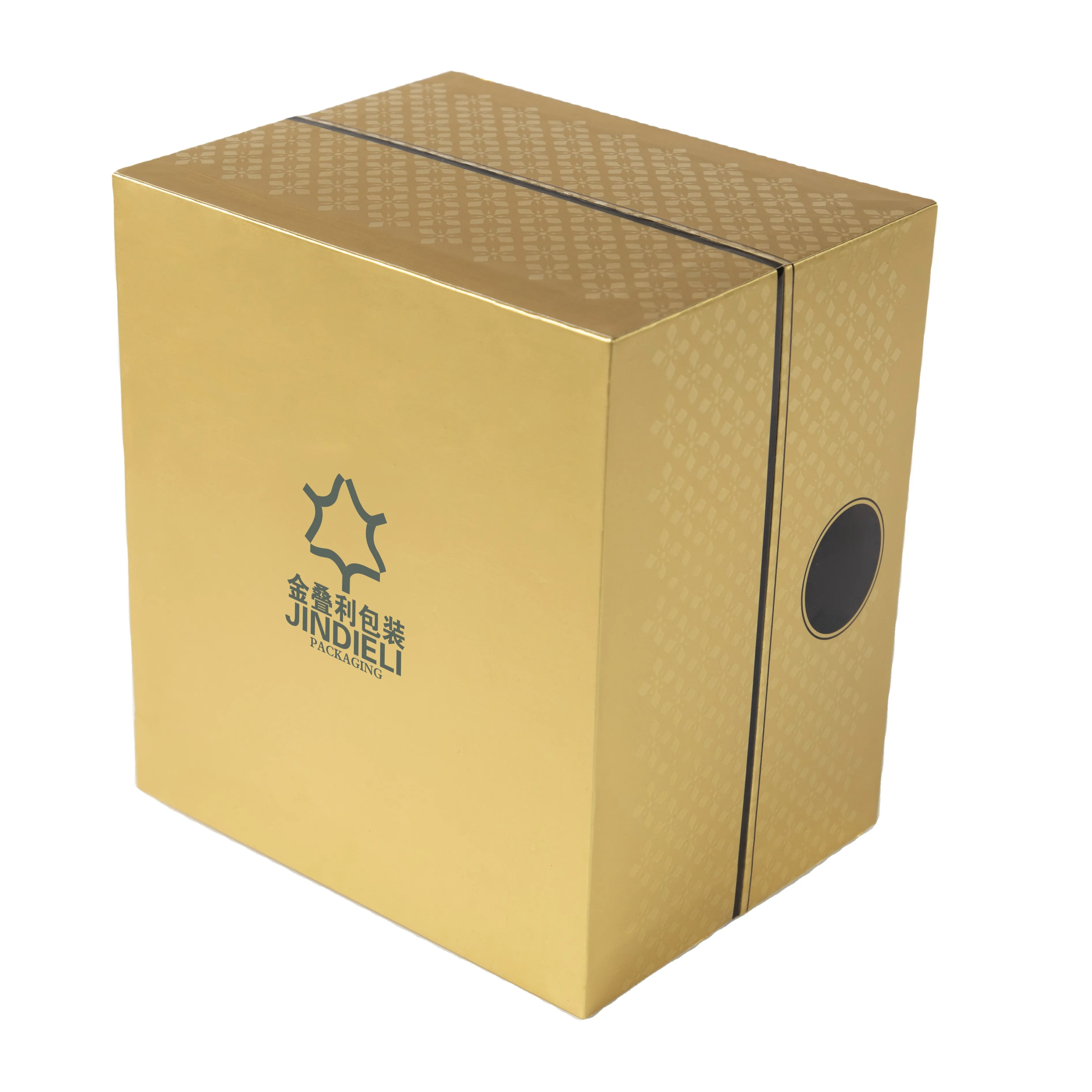 工場直接カスタムゴールデンスクエアメタルプレートロゴフリップカバー香水ボックス人気の高級リサイクル可能な包装金箔