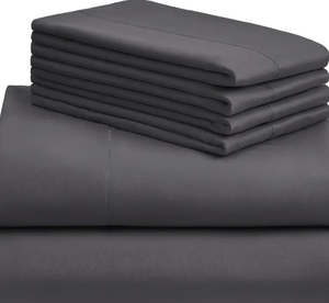 Juegos de sábanas de algodón egipcio Premium 1000 de 100% hilos, juego de cama de bolsillo profundo de 4 piezas, ropa de cama estándar de Hotel sólido - Product Image 3