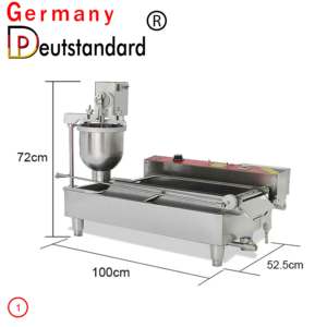 Top bán <span class=keywords><strong>2</strong></span> rows 1200 cái tự động nhỏ <span class=keywords><strong>Donut</strong></span> máy - Product Image 4