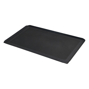 Rectangular Perforated Baking Tray 2.0mm Thickness Reusable Dishwasher Safe Non Stick Oven Pan For Steak Egg Baking - Product Image 1