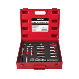 612 1/2 Inch <b>Socket</b> Wrench Set With <b>Ratchet</b> And Extensions For Automotive Repair - Product Image 2