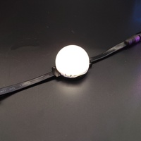 Fuente de Luz Puntual LED RGB de 24 V CC y 50 mm con Clasificación IP65 para Decoración de Eventos Festivos