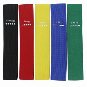 Ensemble de bandes de résistance, 5 bandes d'exercice en latex, 5 niveaux de résistance, respectueuses de la peau, logo personnalisé, entraînement de force à domicile - Product Image 2