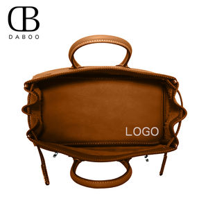 Custom logo Top Quality togo Designer <strong>Bags</strong> Genuine Leather Women's Evening Luxury Carrying <strong>Bag</strong> - Product Image 5