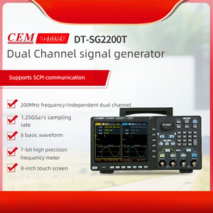 CEM двухканальный генератор сигналов <span class=keywords><strong>DT</strong></span>-SG2080T/2100/2200 т Высокоточный прямоугольный, Импульсный и Встроенный частотный счетчик - Product Image 4