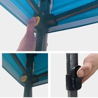 Carpa Plegable Cuadrada Resistente al Agua para Exteriores, con Logotipo Personalizado Disponible, Diseño Impreso, 3x3, de Poliéster para Interiores