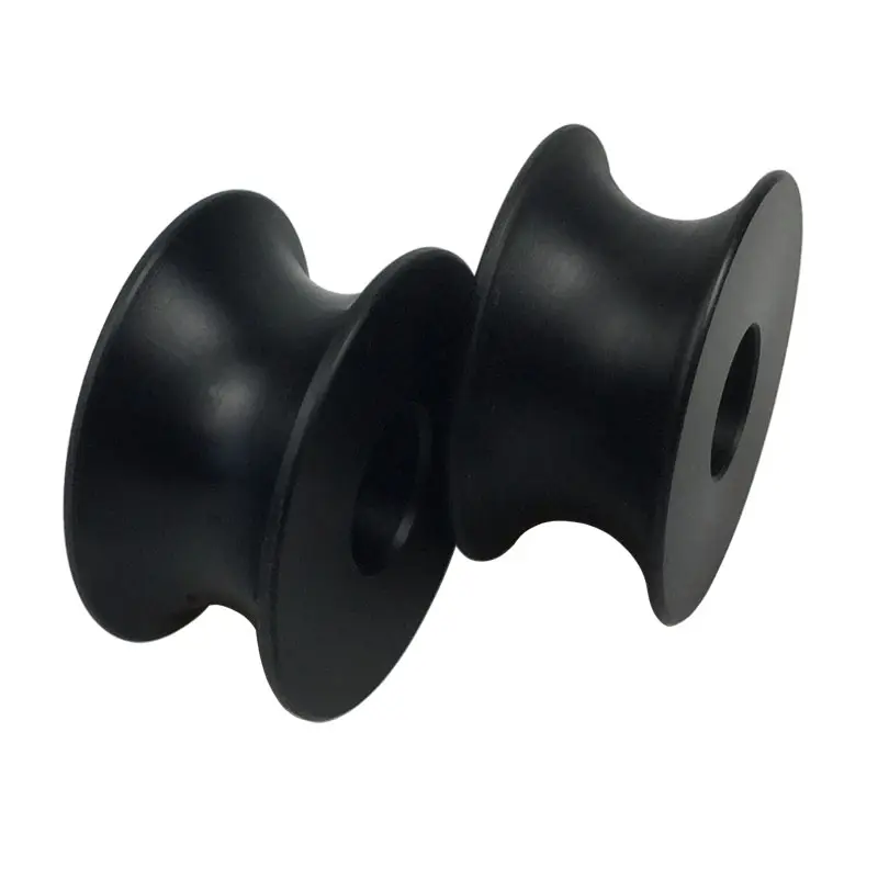 שחור ללבוש עמיד פלסטיק גלגלת גלגל mc מיני ניילון גלגלת
