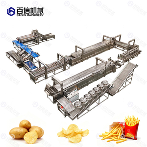 Machine de fabrication d'emballages en papier pour frites automatiques, petite et neuve, sur mesure, ligne de production de frites, haute productivité - Product Image 5