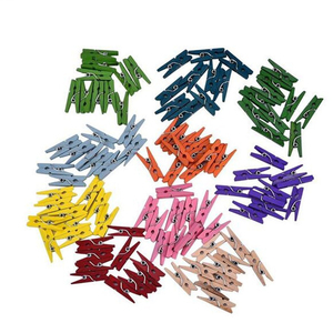 Pinces à <span class=keywords><strong>linge</strong></span>, petites épingles à <span class=keywords><strong>linge</strong></span> pour photos, 100 mini épingles à <span class=keywords><strong>linge</strong></span> <span class=keywords><strong>en</strong></span> <span class=keywords><strong>bois</strong></span> de bouleau naturel, pinces à <span class=keywords><strong>linge</strong></span> colorées à ressorts solides - Product Image 5