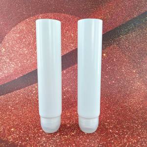 Tube cosmétique vide à prix de gros abordable, tube de massage pour nettoyant visage 100 ml, tube de soin de la peau à presser avec tête à bille en acier - Product Image 5