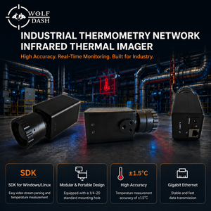 Caméra thermique infrarouge IP de qualité industrielle pour la mesure de température de haute précision, location de caméra thermique à faible coût - Product Image 2