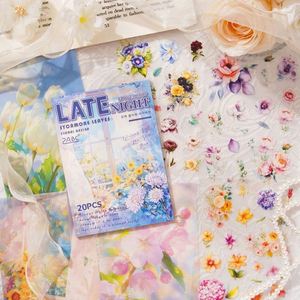 Paulownia Leaf <b>Flower</b> Cut Film <b>Stickers</b> for Cross-Border Journal <b>Sticker</b> Books and Pet Materials - Product Image 3