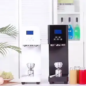 Macchina per sigillare tazze con coperchio in alluminio intelligente per bevande macchina per sigillare lattine commerciale tappatrice completamente automatica