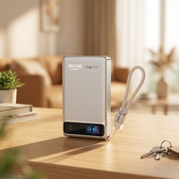 Cargador Magnético Portátil LDJ05, Banco de Energía Inalámbrico de 10000 mAh, Carga Rápida de 15 W 22.5 W, Pantalla LED, Ultra Delgado, Aleación de Aluminio