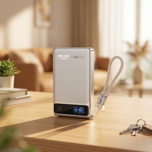LDJ05 Banco de Energía Magnético Ultra Delgado, Carga Rápida de 15W 22.5W, Pantalla TFT, 5000mAh 10000mAh, Aprobado por Aerolíneas, OEM Personalizado - Product Image 2