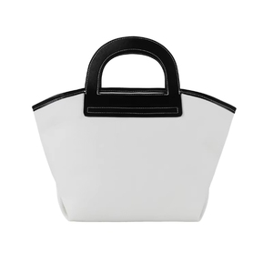 Sac en toile recyclée avec poignée en cuir 2022, impression personnalisée, 100% coton biologique, vente en gros pour femmes, multifonctionnel - Product Image 3