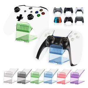 Ps5 <b>Controller</b> <b>Stand</b> For Xbox Ps4 Switch Pro Game <b>Controllers</b> Display Storage Rack Transparent Multi Color - Product Image 1