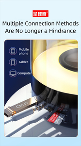 Bàn Không Thấm Nước Loa <span class=keywords><strong>Bluetooth</strong></span> Không Dây Với FM Đài Phát Thanh Đa Màu Sắc Cầu Vồng RGB Chiếu Sáng TWS Liên Kết Đối Với Trang Chủ Đảng - Product Image 6