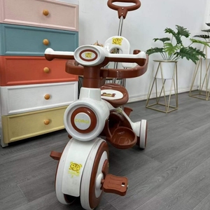 <span class=keywords><strong>Tricycle</strong></span> pour enfants de style chinois simple à 3 roues, unisexe, très vendu, pour les enfants de 2 à 5 ans, cadre en acier, roues en EVA, propulsion par pédale - Product Image 6
