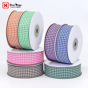 Beihai Checkered Ribbon 2.5Cm Polyester Reusable Cake Decorating Supplies Birthday Party DIY Hair Accessory - Product Image 5