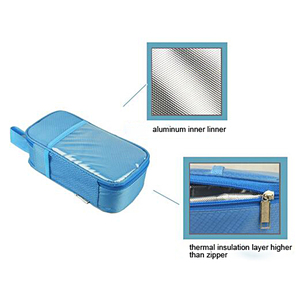 OEM ODM Diabetes Medical Insulin Cooler Bag with Digital LCD Thermometer Display Insulin Pen Storage Waterproof Polyester - Product Image 3