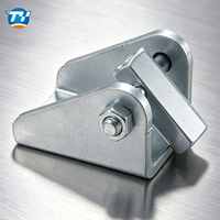 UTT1002 Raccord de renforcement anti-oscillation sismique, articulation pivotante réglable M12, acier au carbone galvanisé, tige filetée, support anti-oscillation pour tuyau