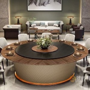 <span class=keywords><strong>Table</strong></span> de <span class=keywords><strong>salle</strong></span> à <span class=keywords><strong>manger</strong></span> électrique de luxe en bois massif pour hôtel, 2m <span class=keywords><strong>3m</strong></span>, style chinois moderne, avec plateau tournant en ardoise, pour restaurant, <span class=keywords><strong>salle</strong></span> privée, club 15 - Product Image 3