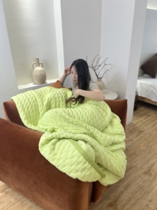 Summer Organic Cotton Home Textiles Multi-Functional Use Quilt Eco-friendly Sensory <strong>Frozen</strong> Cooling <strong>Blanket</strong> - Product Image 2