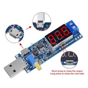 Convertisseur Boost Buck USB, module d'alimentation élévateur/abaisseur de tension DC-DC 5V vers 3.3V 9V 12V 24V, sortie réglable DC 1.2V-24V - Product Image 2