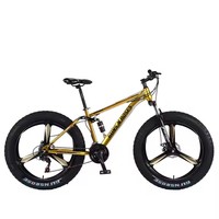 Vélo de montagne à pneus gras pour homme, 26 pouces, 21 vitesses, nouveau modèle 2024, achat en gros au meilleur prix