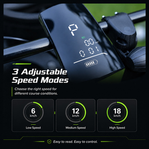 US Stock Free Shipping <b>Foldable</b> Golf Scooter 4 Wheel <b>Cart</b> With Removable Battery M12-3 Mobility Golf Skateboard M12-3 - Product Image 6