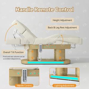 Camillas Plegables Turri para Tratamientos Faciales, Cama de Spa con 4 Motores, Camilla Eléctrica para Tratamientos Faciales, Mesa de Masaje para Spa Médico para Esteticistas - Product Image 3
