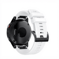 Bracelet en silicone texturé de 22 mm pour Garmin Fenix 5 Forerunner 945