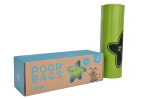 Sacs à déjections canines compostables et biodégradables, écologiques, petits sacs anti-fuites pour la gestion des déchets de chien - Product Image 6