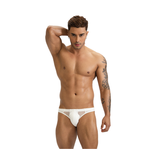 Новые мужские сексуальные трусы-стринги с вырезами, вязаные, с принтом, сшитые, с узким поясом, с низкой посадкой, дышащие, ODM, нейлон, на заказ от производителя - Product Image 1